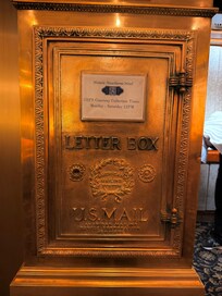 They provide a fully functional letter box, assisted daily by USPS.