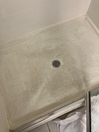 Dingy or Worn out shower floor...