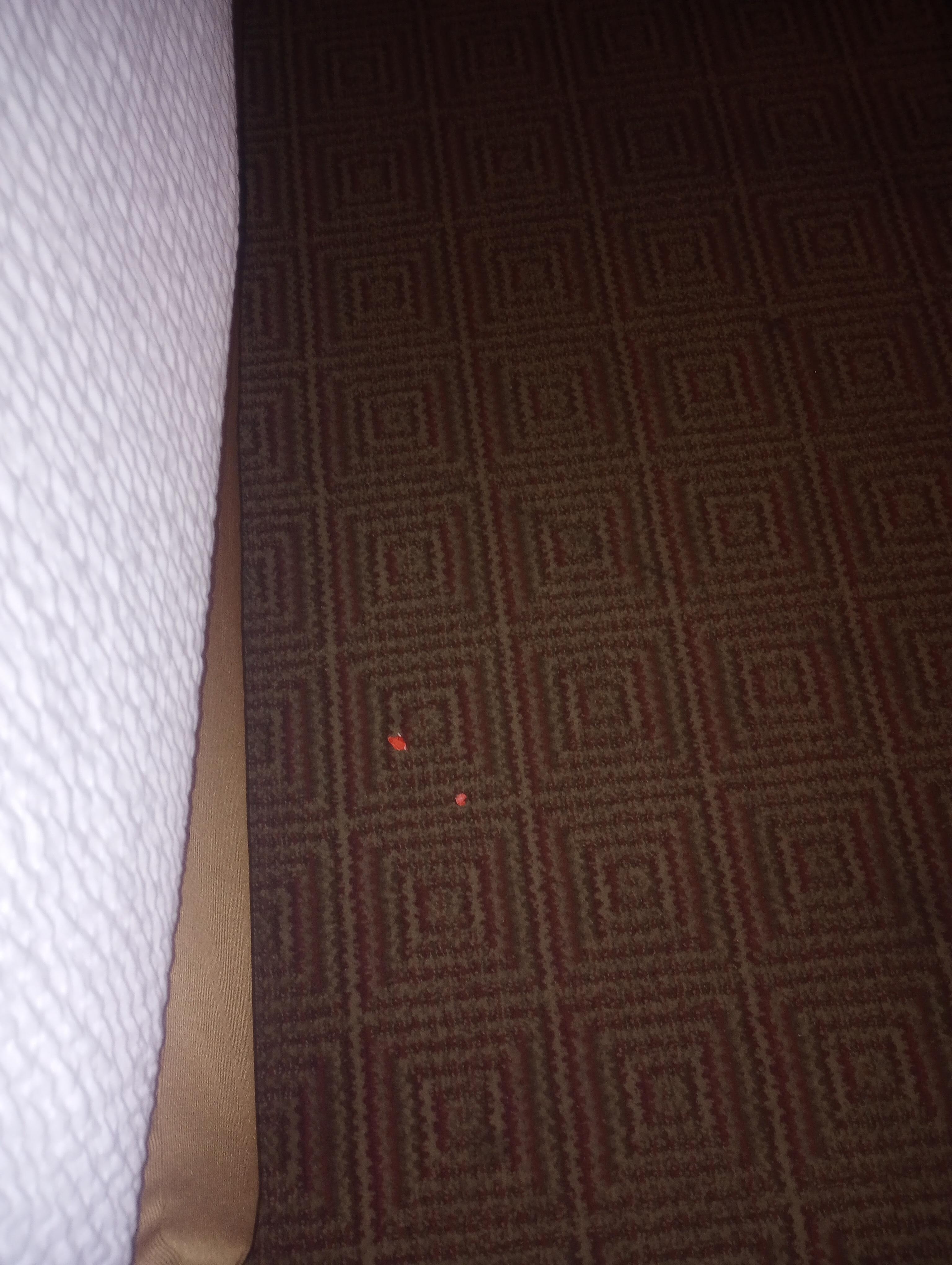 Tag from gift purchased hadn't been vacuumed 