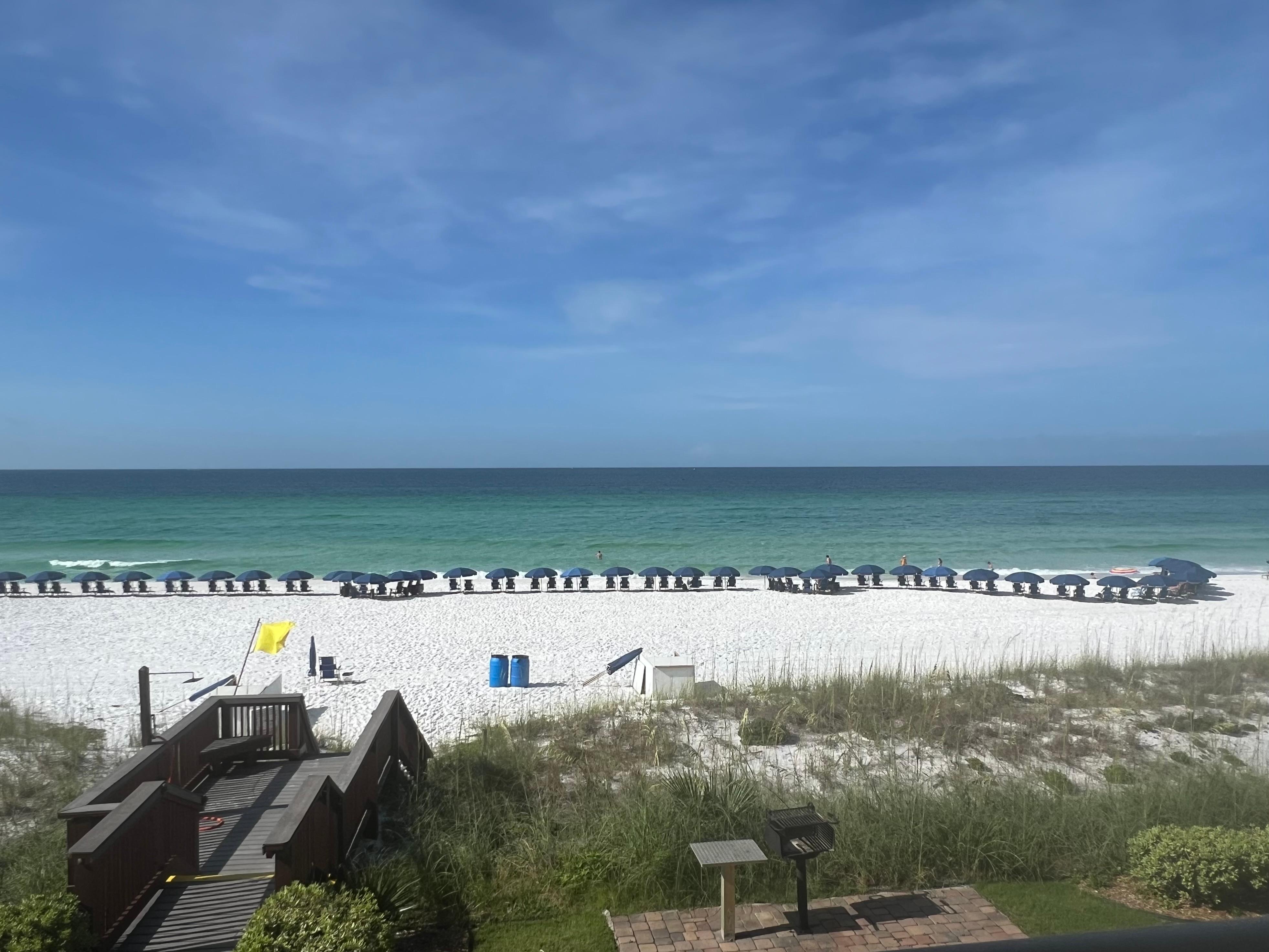 View from the balcony. 