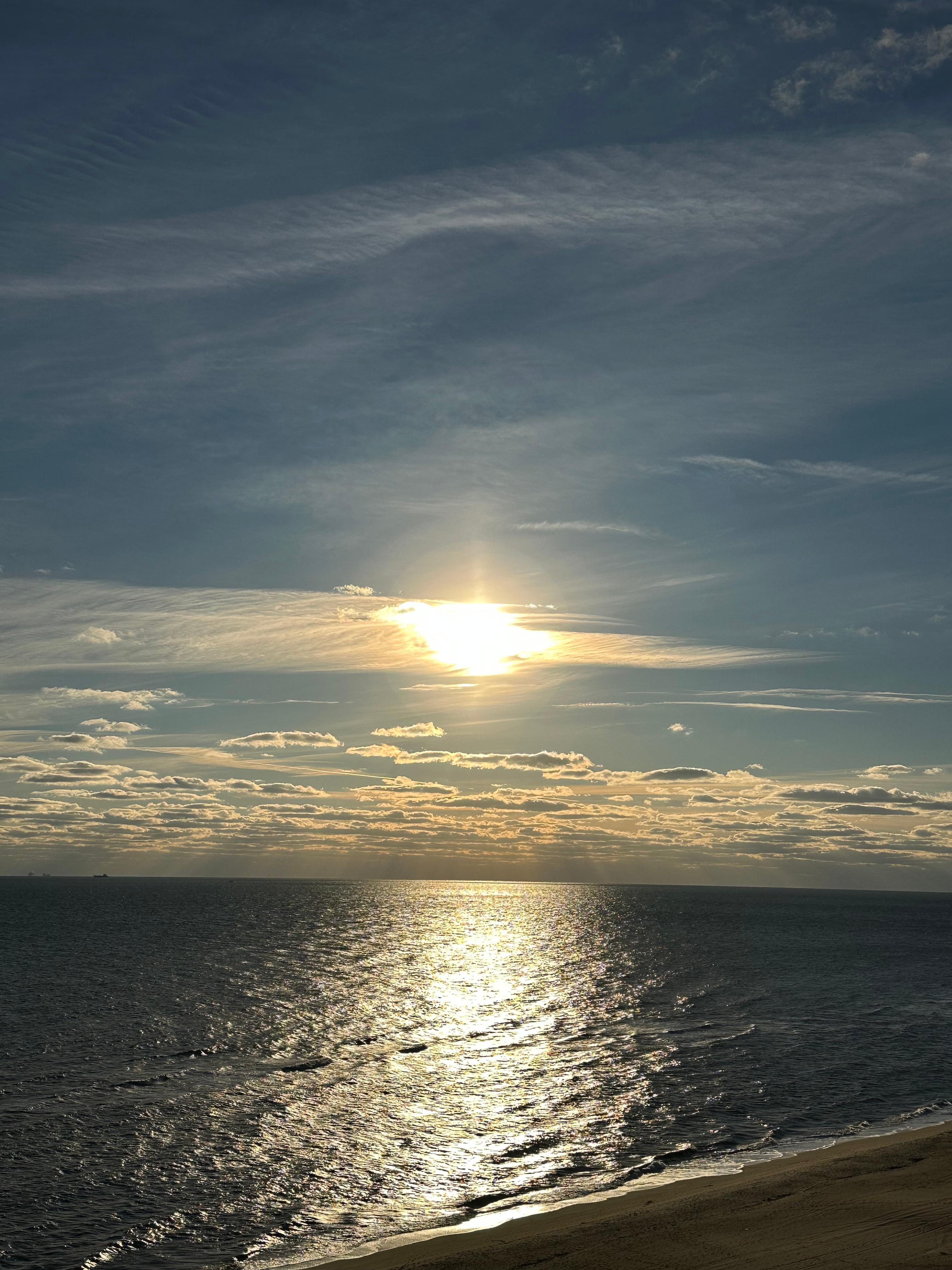 Sunrise from the balcony