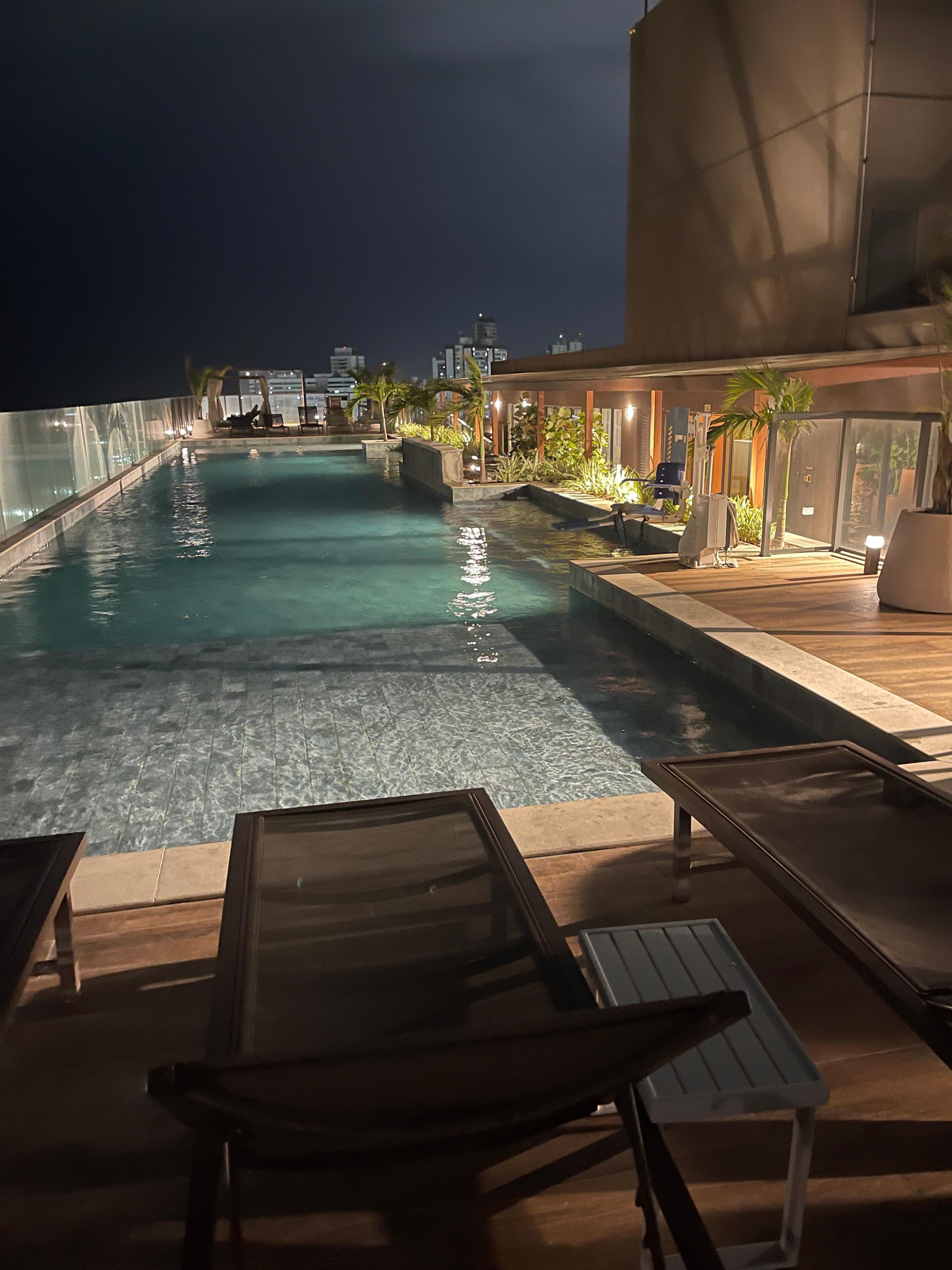 Essa é a área da piscina.. tudo muito lindo