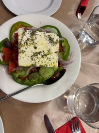 Great Greek salad there