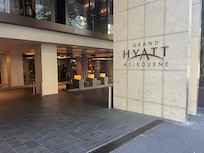 Entrance from Russell street easy for uber drop offs and pick up