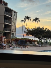 View from on site restaurant