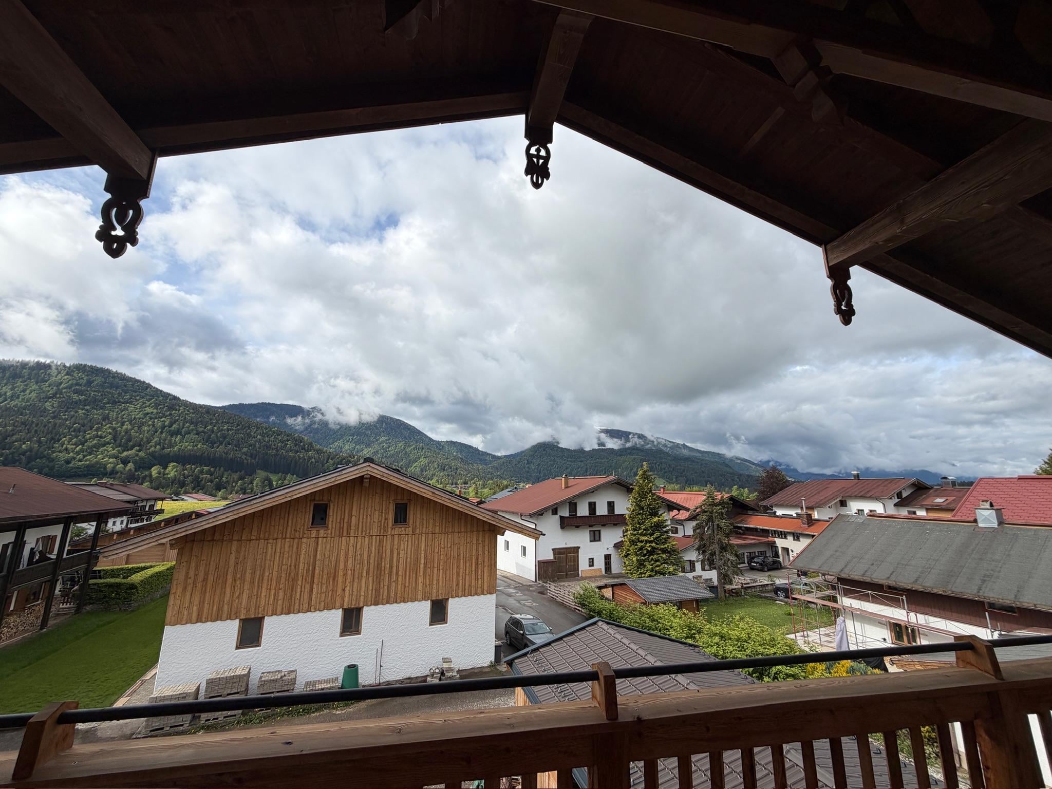 Ausblick vom Balkon