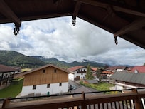 Ausblick vom Balkon