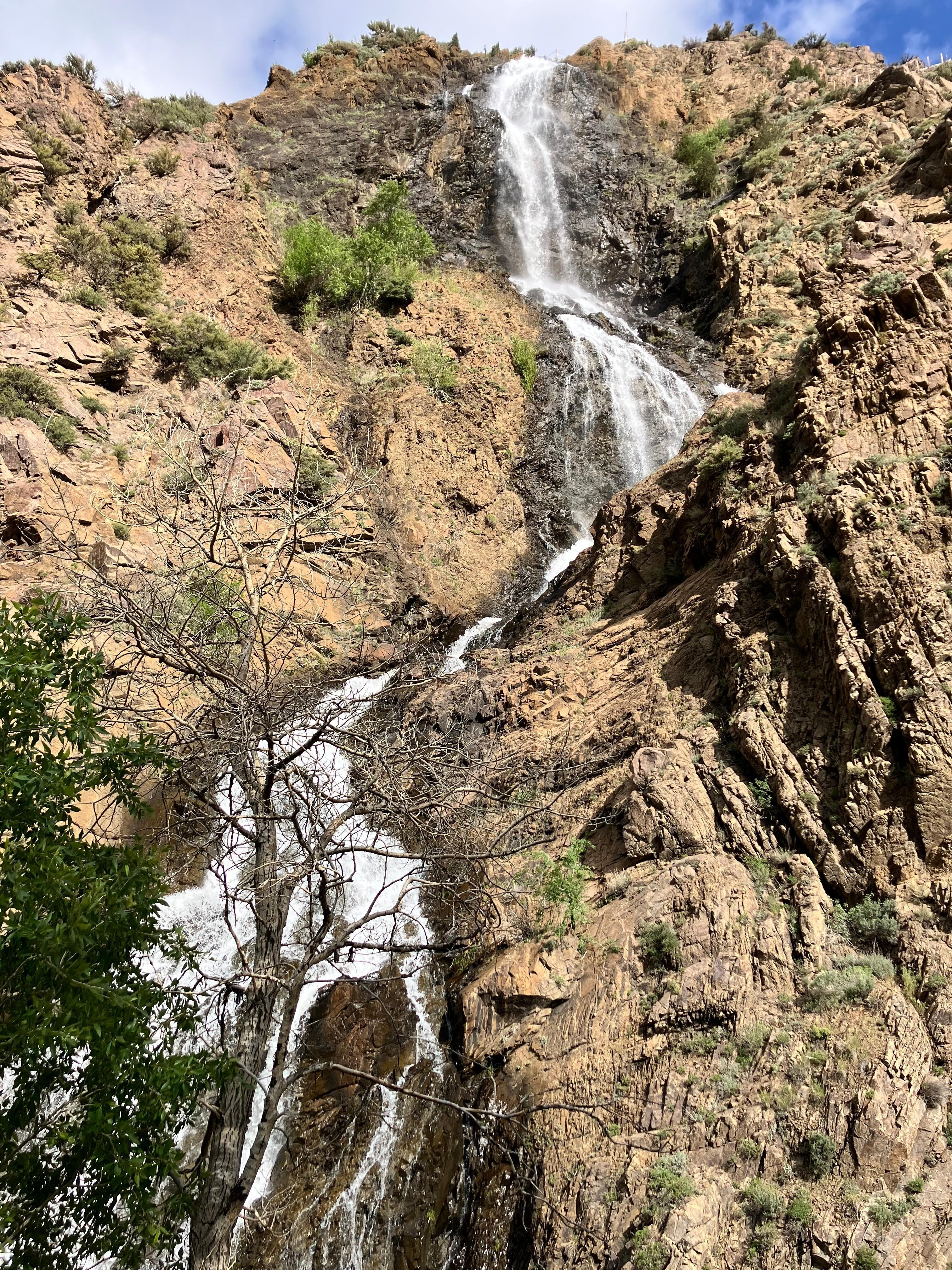 Waterfall less than a mile from Alaskan Inn