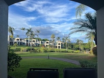 Morning view from the lanai.