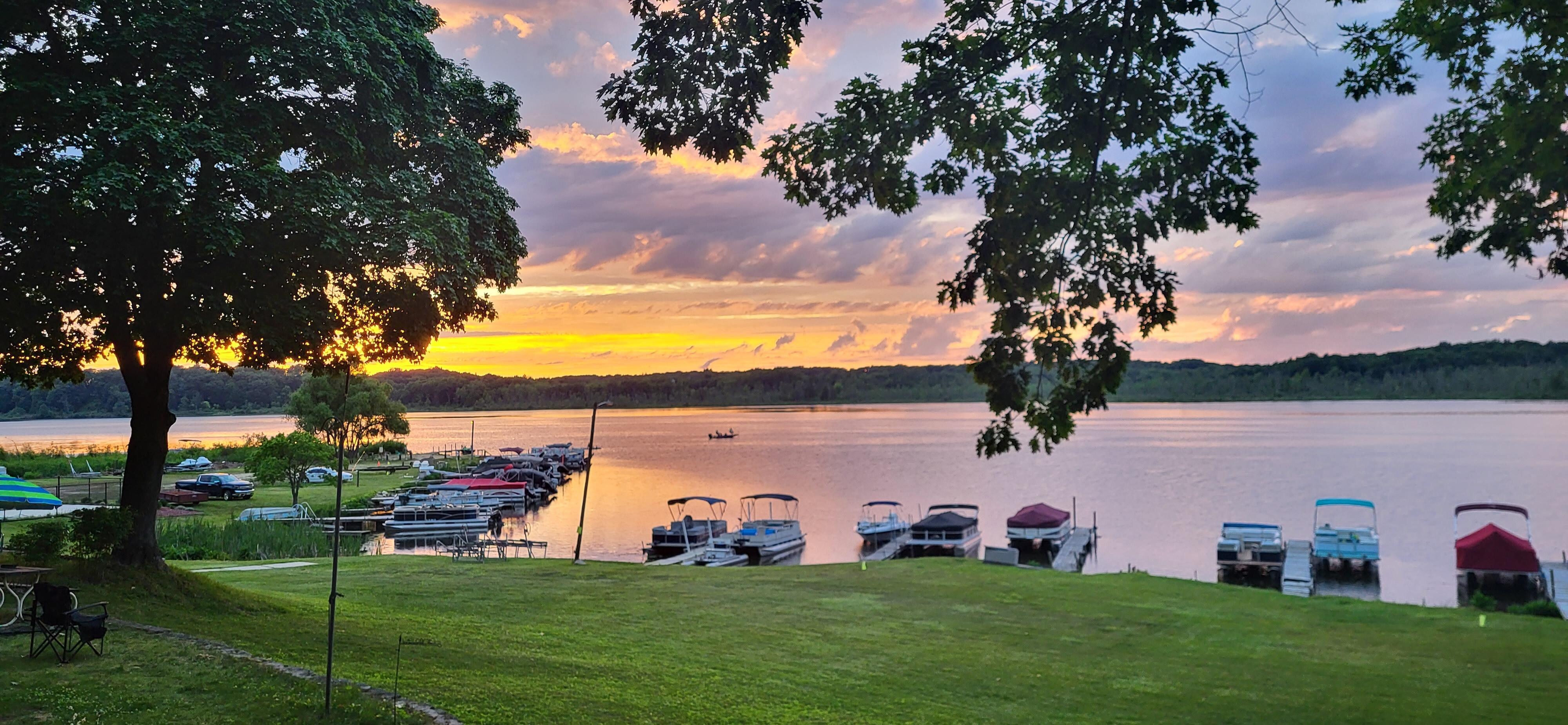 Lake Wabasis from the cabin
