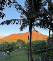 Diamond Head at sunset