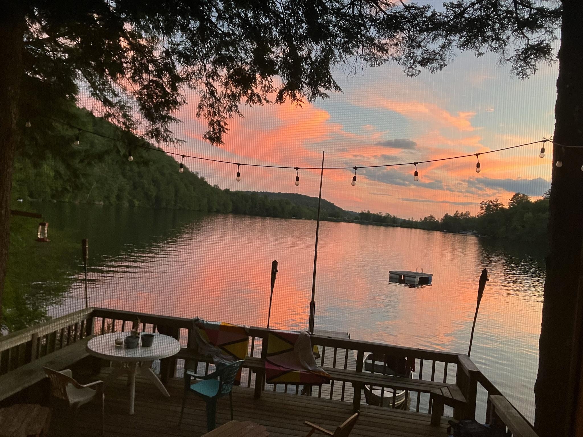 Sunset at Green Lake