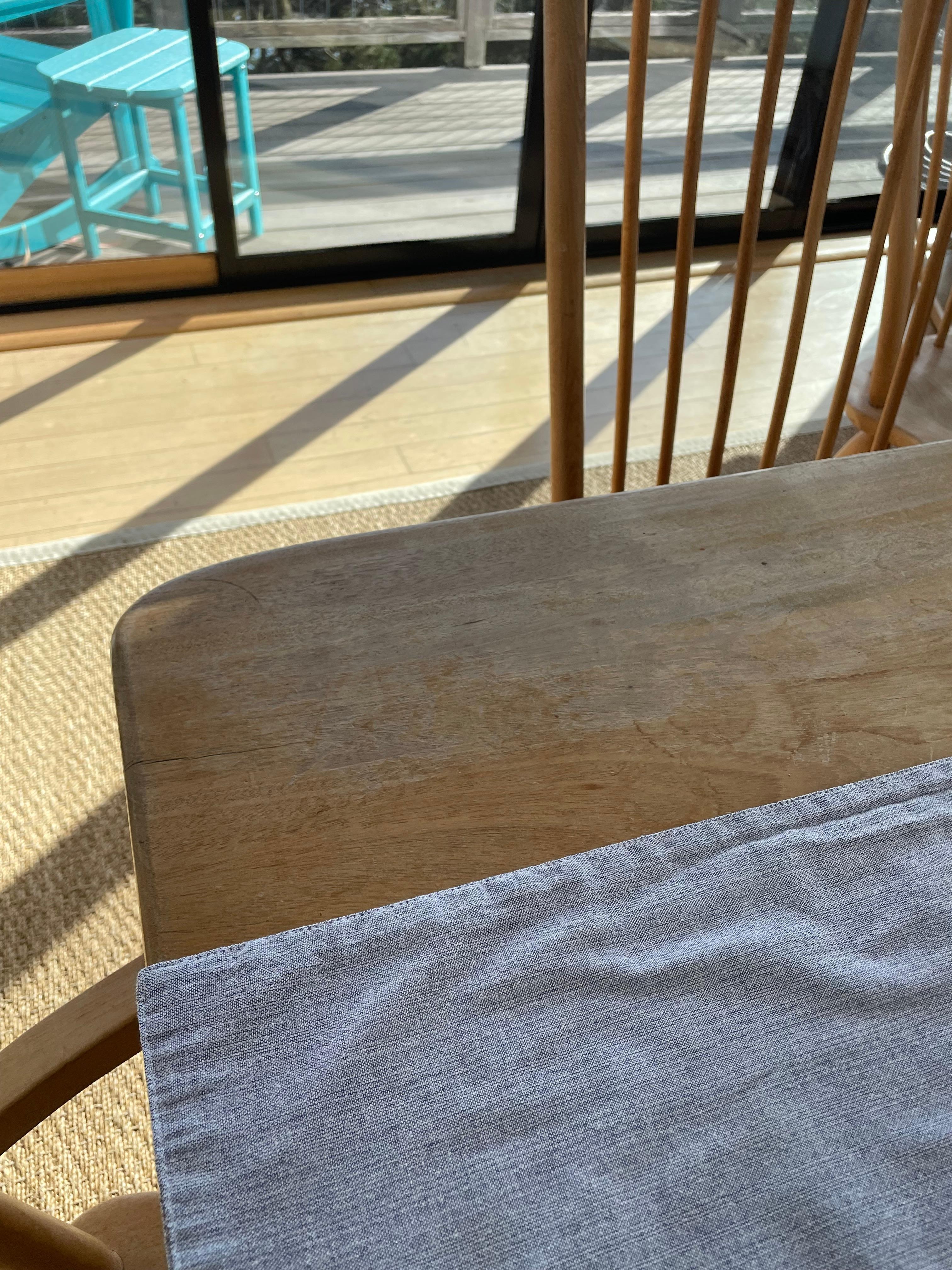 Stained and worn out table