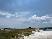 Rainbow over Bird Island.