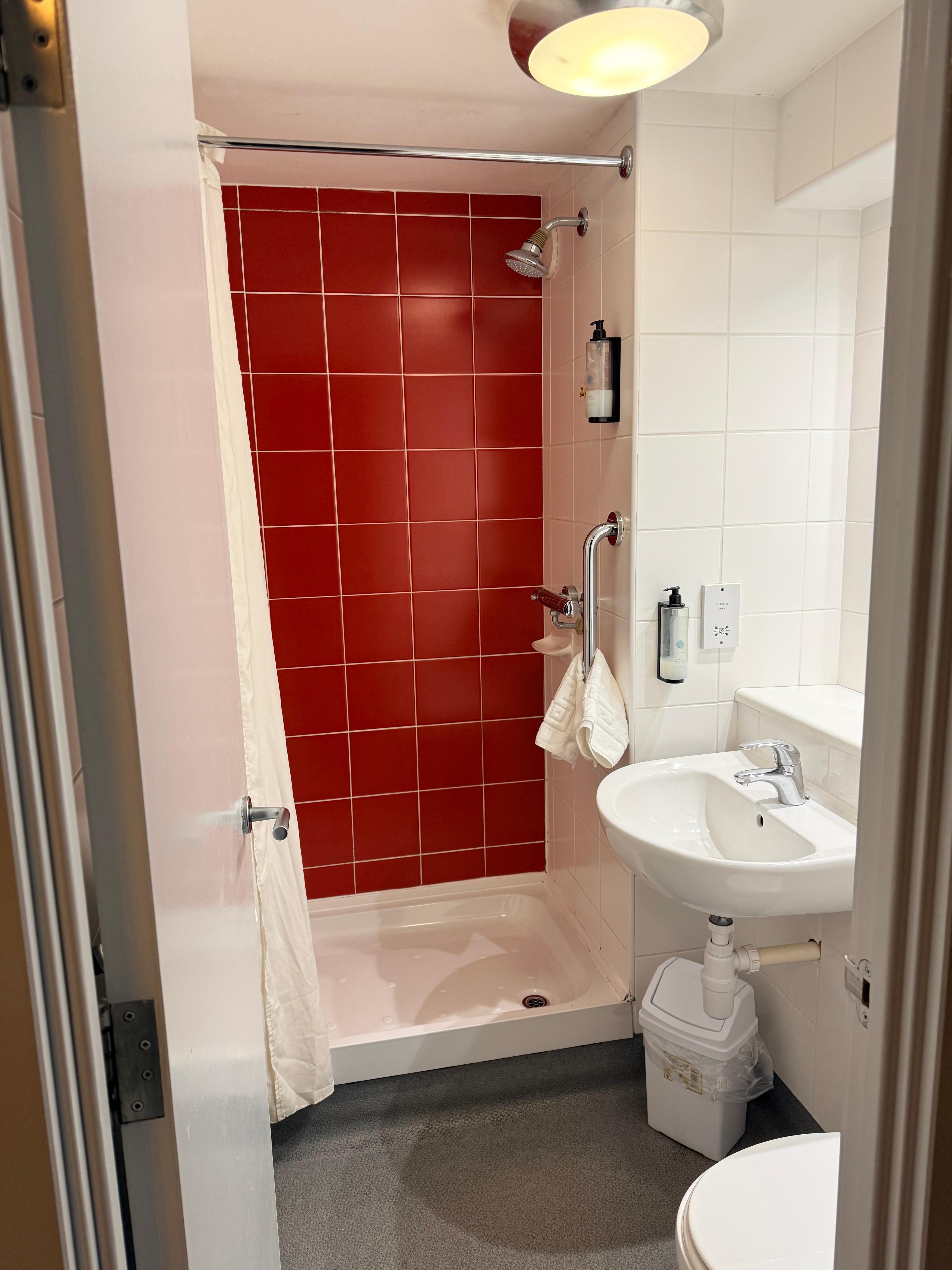 No hairdryer in bathroom. Very basic. 