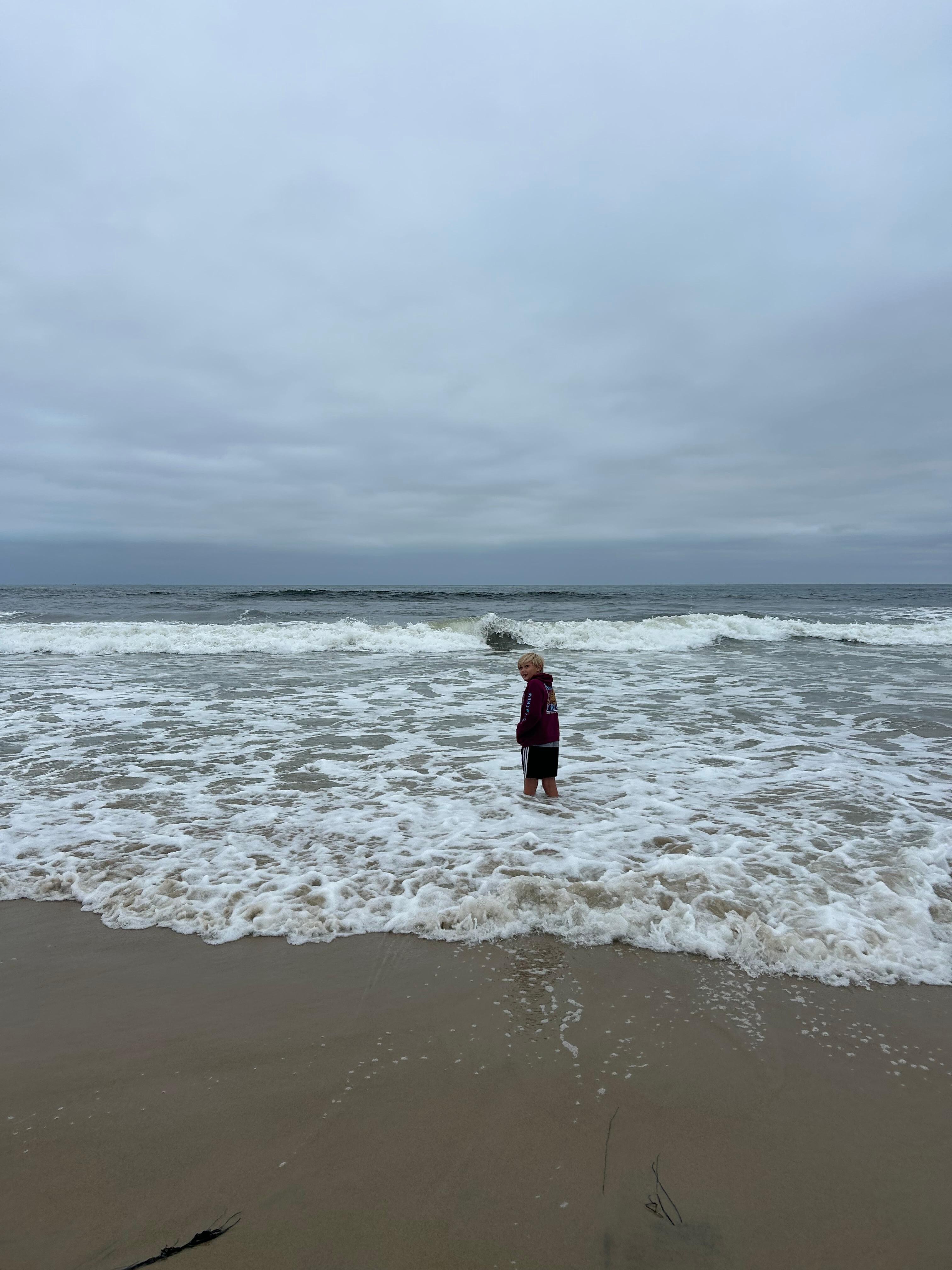 Enjoying the ocean!