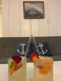 My bride to be SIL and myself had a theme for our stay, Sangria and sunsets!,