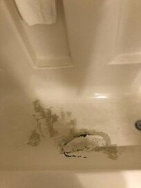 Tub patched still leaked
Moved to another room ac leaked on floor. Red stains also on floor. Also had asked for adjoining room due to having 3 children under 3 over a month earlier. Did not get it.