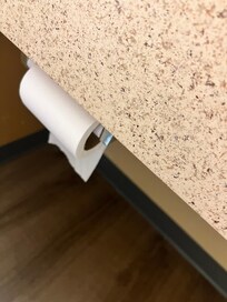 This was all the toilet paper provided