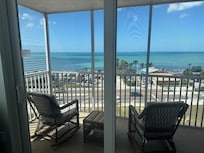 View from inside the room