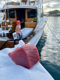 a bit’o ahi tuna we caught