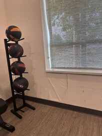 Wallpaper peeling in the gym
