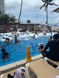Pool foam party