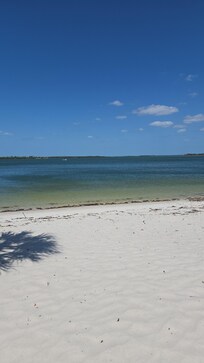 View from beach
