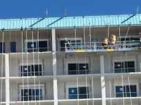 Had workers on our balcony as we were awaken by workers out side our bedroom. Not cool. 8:15 am