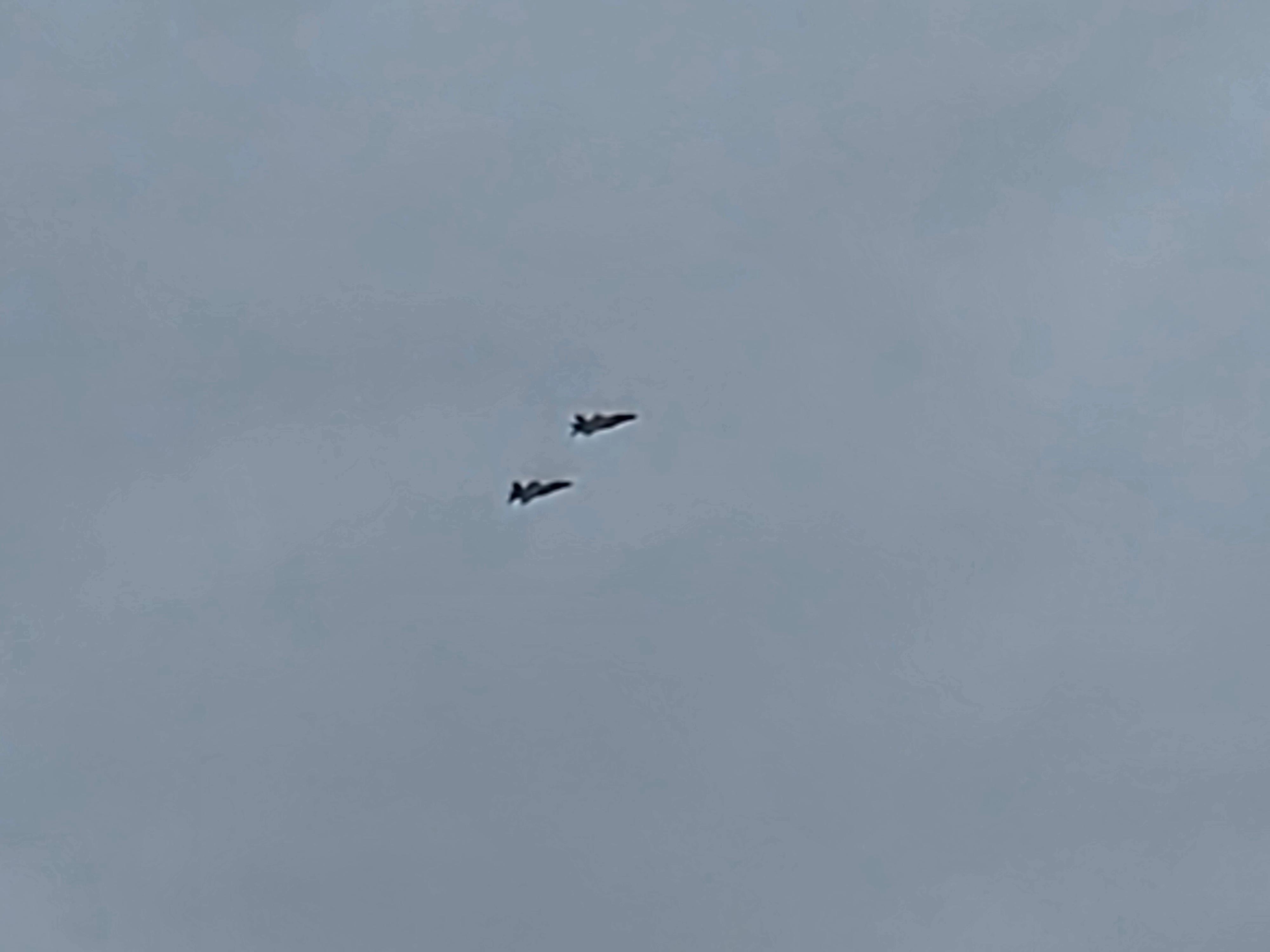 Enjoyed seeing jets while on patio