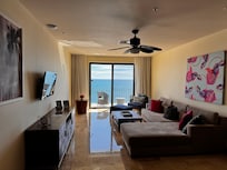 1-bed condo view of pacific from living area