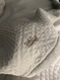 Other stains found after moving covers