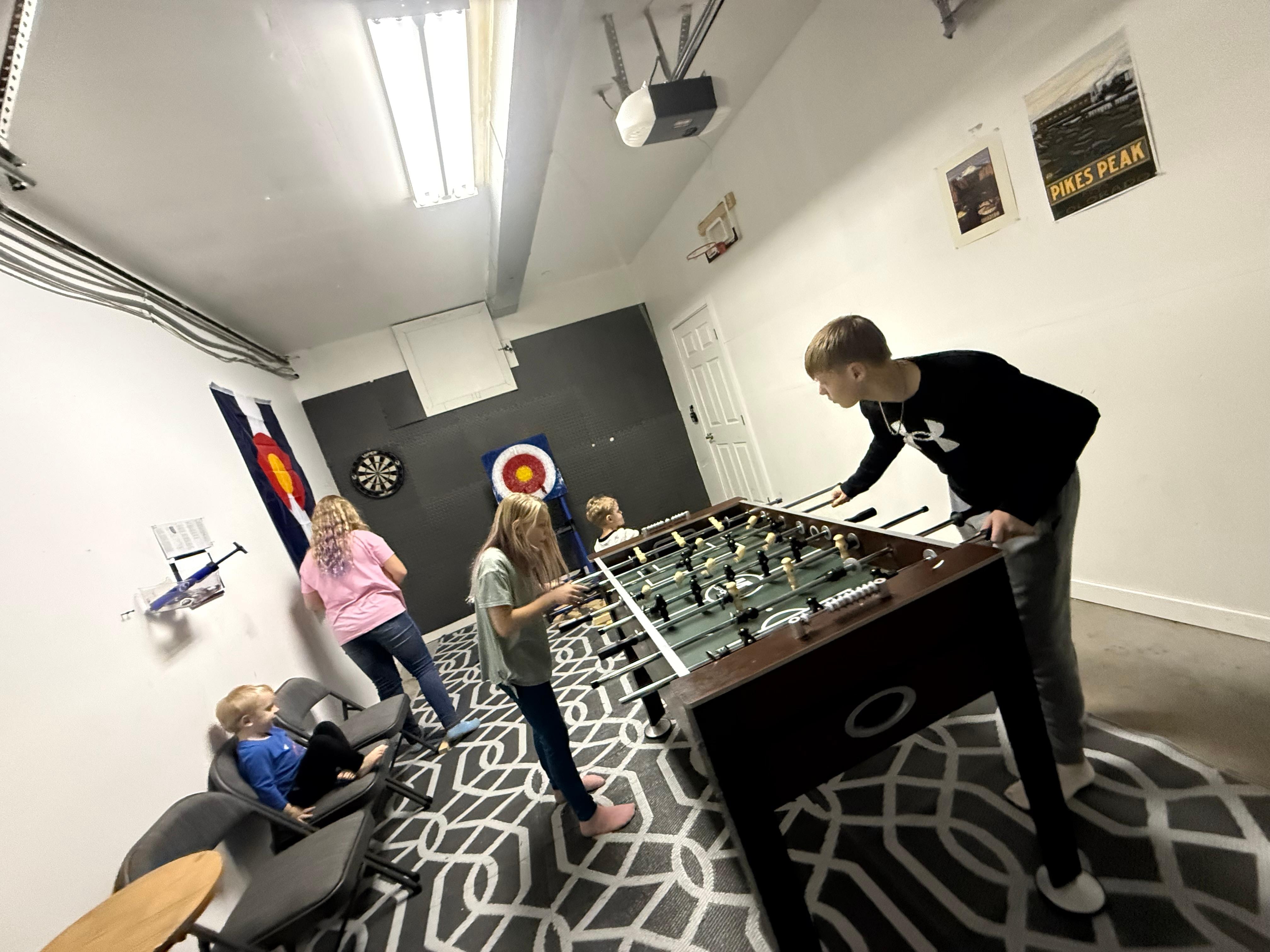 The game room was such a hit. 