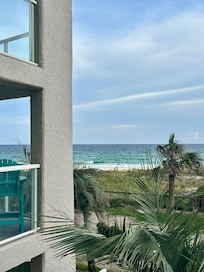 Daytime view from the balcony