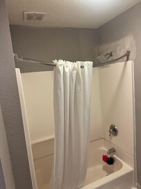 Shower curtain doesn’t stay closed