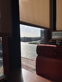 The view from the rooftop restaurant