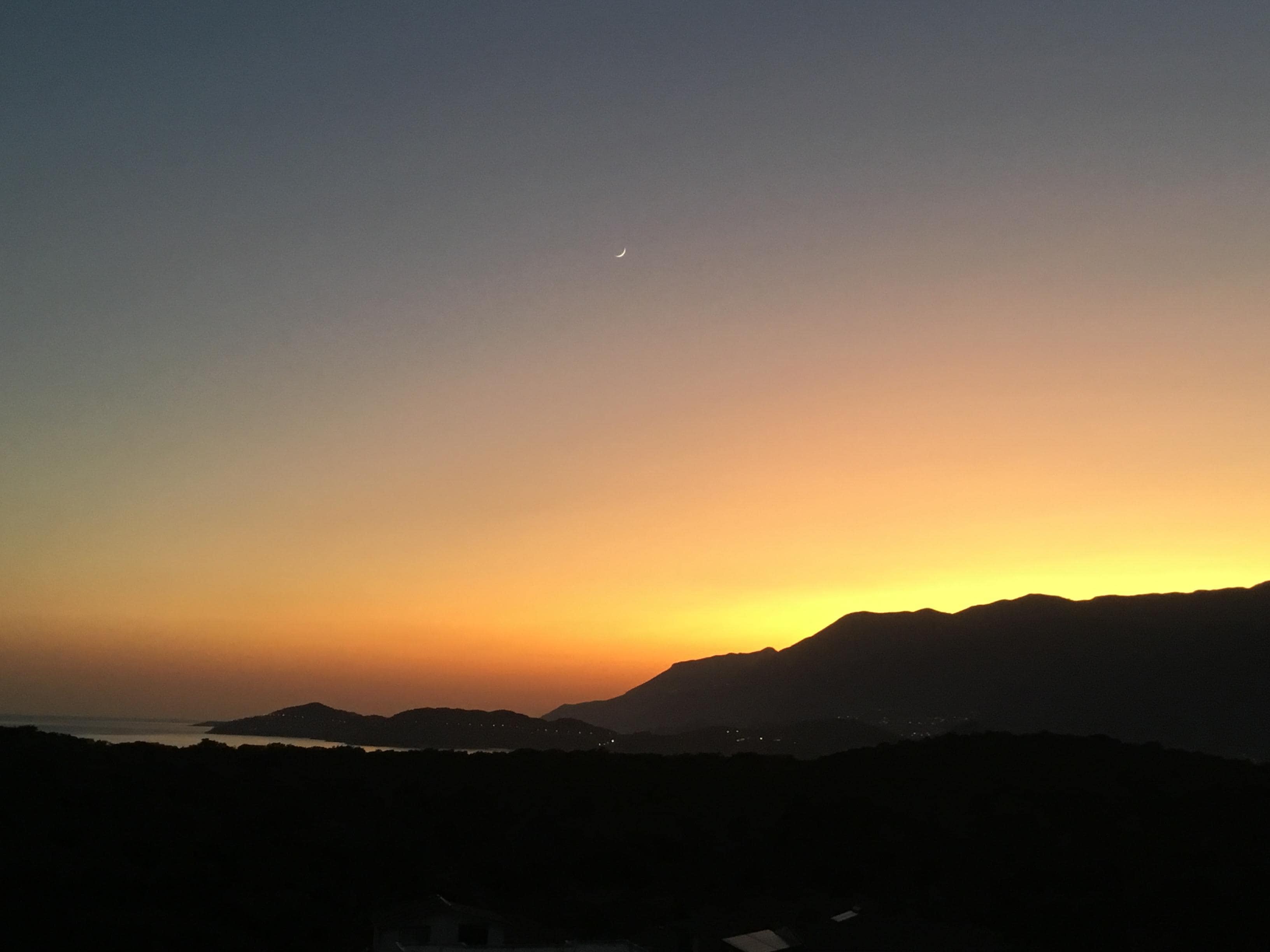Sunset from balcony