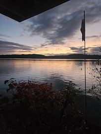 Sunrise from the back deck