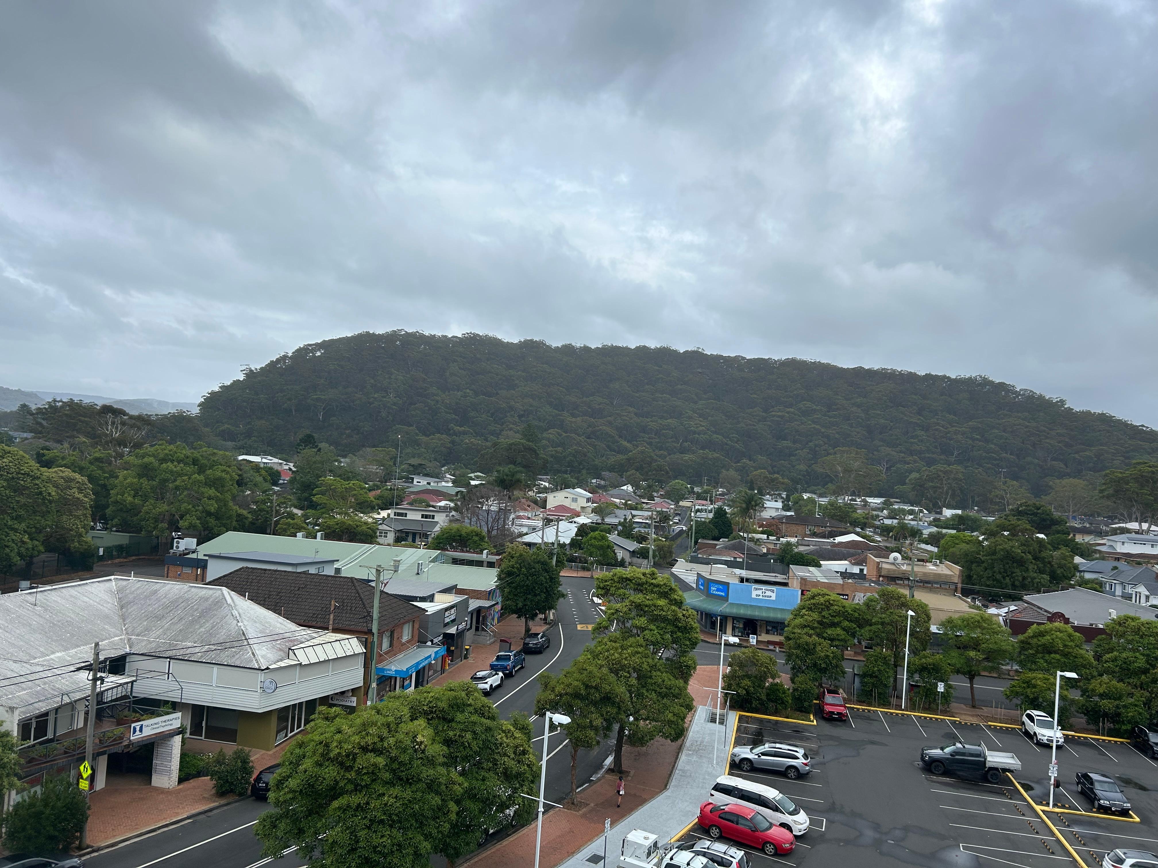 Mountain view from my balcony 