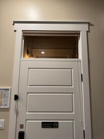 All the vintage features are gorgeous but transom windows throughout?? Come on!! They outdid themselves!