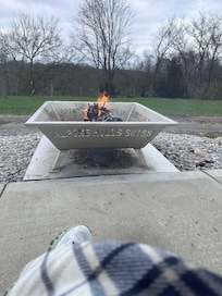 The kids loved making s’mores and roasting hot dogs.