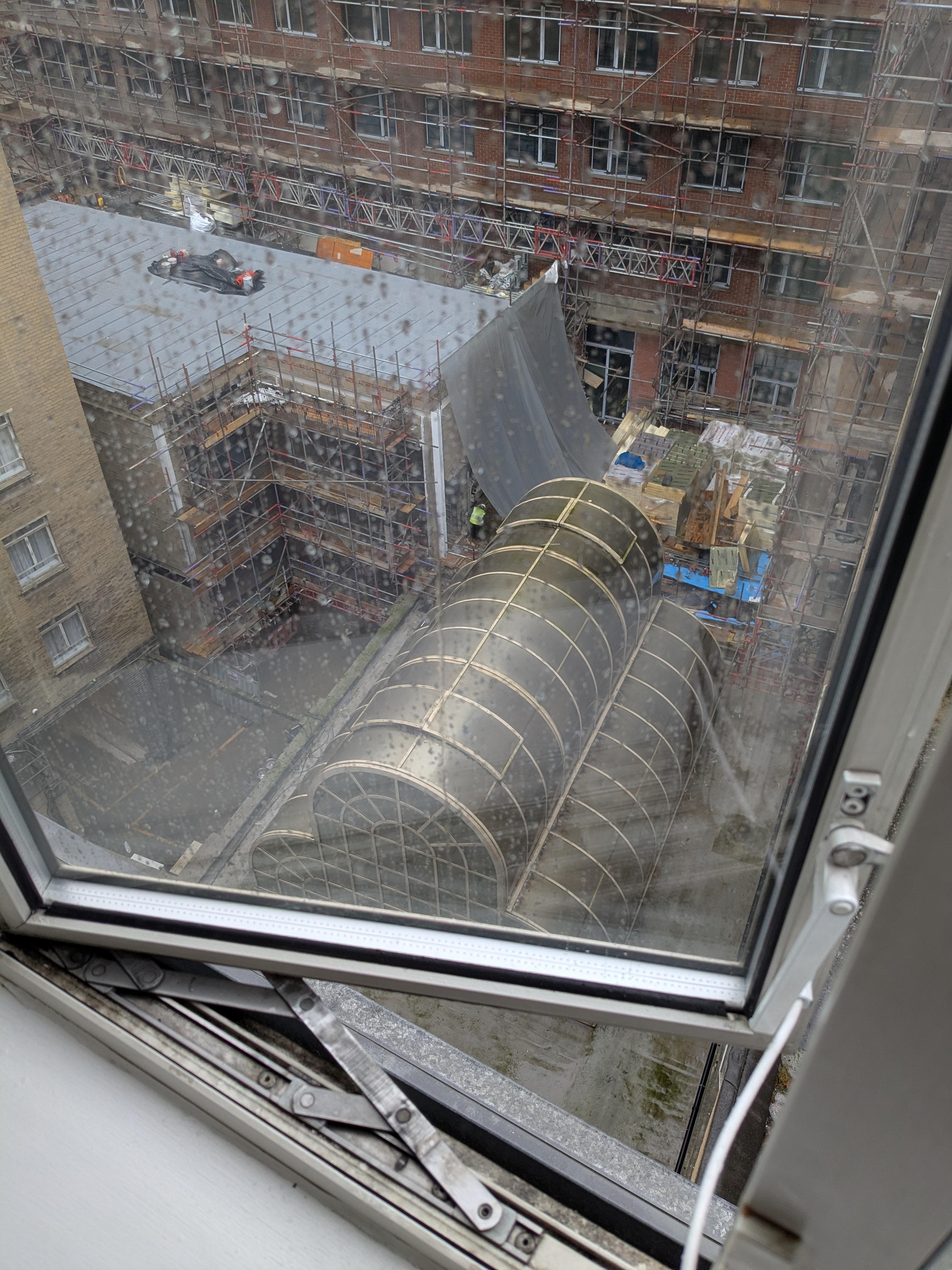 there was constant construction noise