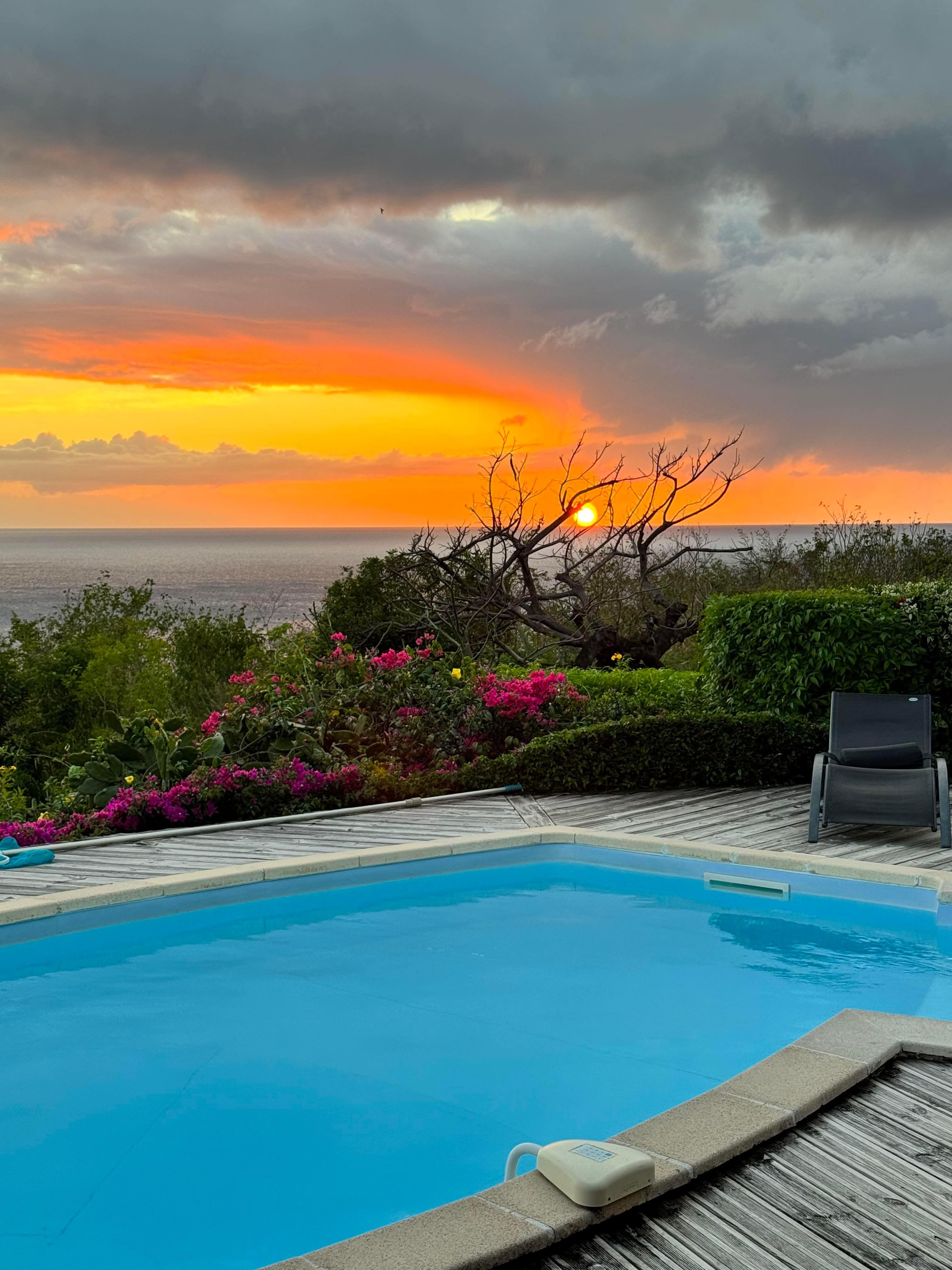 Incredible sunsets every night.