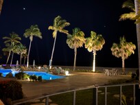 Evening pool & grounds