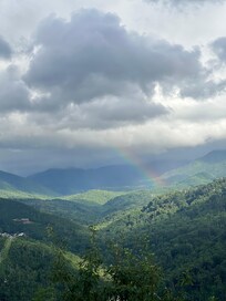 Right before the rains came, but the landscape was stunning!