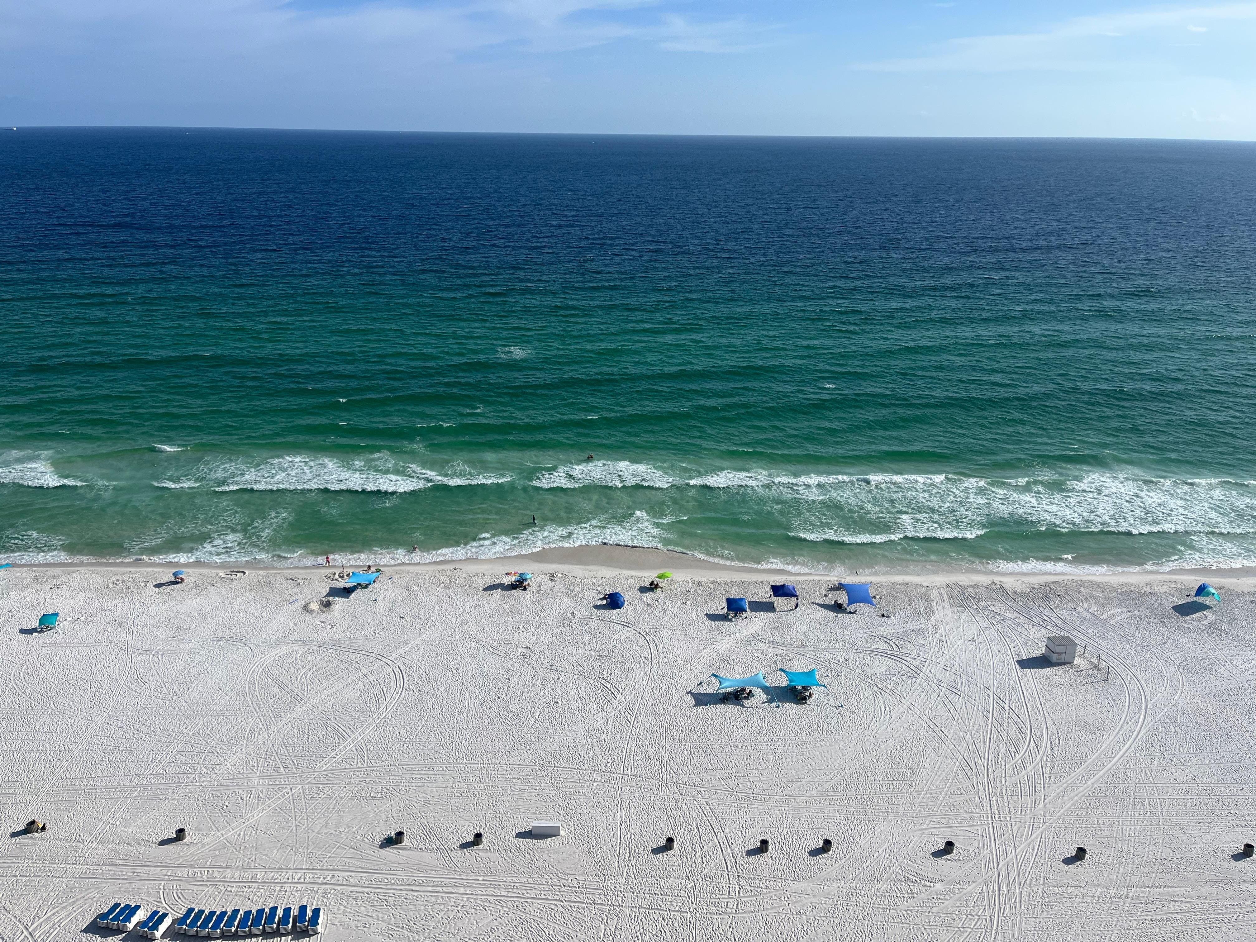 View from the balcony. 