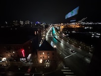 Beautiful nighttime view from the room.