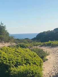 View from the back deck loved listening to the ocean
