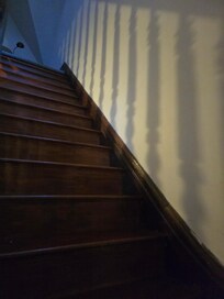 Stairs to second level