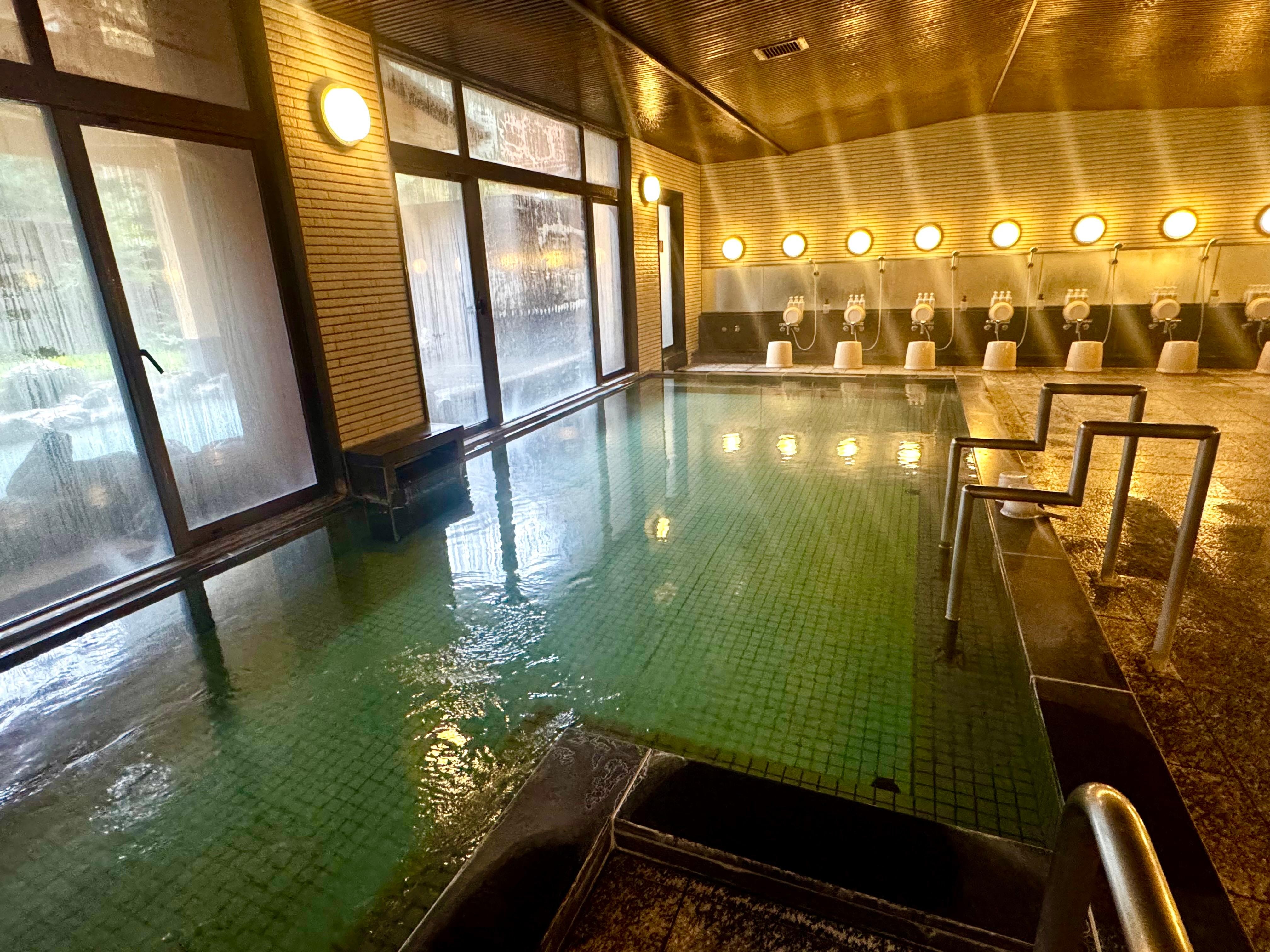 Inside onsen